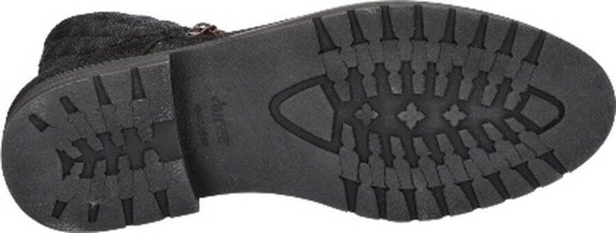 Durea 9731~H~~~~~~~~~~~~~~~~~~~~~~~~ Hoge sneakersVeterlaarzenDames veterschoenenDames sneakersHalf-hoge schoenen Zwart