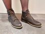 Durea 9731~H~~~~~~~~~~~~~~~~~~~~~~~~ Hoge sneakersVeterlaarzenDames veterschoenenDames sneakersHalf-hoge schoenen Zwart - Thumbnail 10