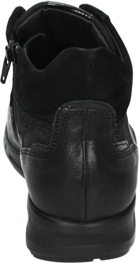 Durea 9735 E VeterlaarzenHoge sneakersDames veterschoenenHalf-hoge schoenen Zwart