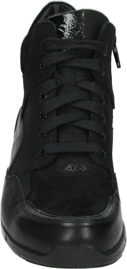 Durea 9735 E VeterlaarzenHoge sneakersDames veterschoenenHalf-hoge schoenen Zwart