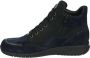 Durea 9735~H~~~~~~~~~~~~~~~~~~~~~~~~ Hoge sneakersVeterlaarzenDames veterschoenenDames sneakersHalf-hoge schoenen Blauw - Thumbnail 4