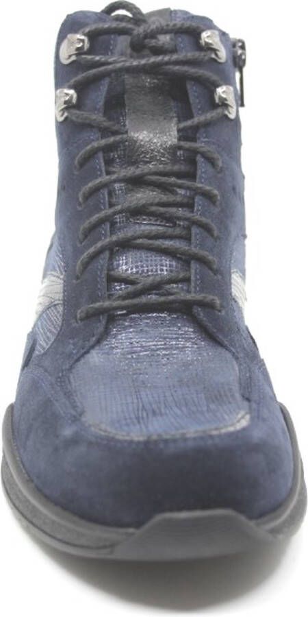 Durea 9755 682 0108 Blauwe halfhoge sneakers wijdte E - Foto 3