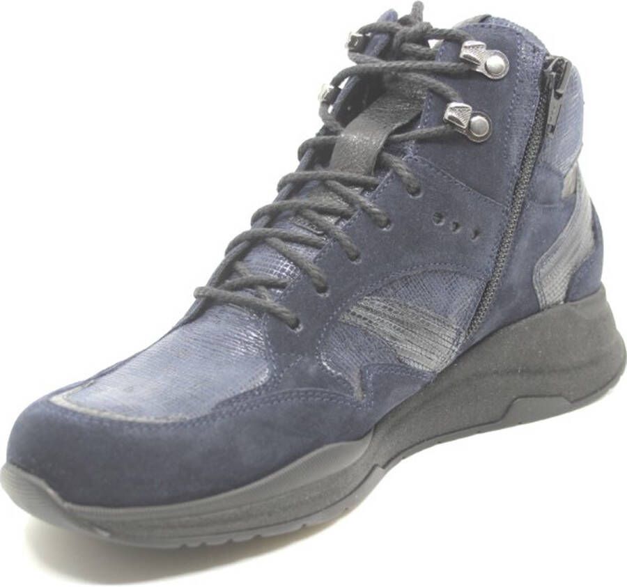 Durea 9755 682 0108 Blauwe halfhoge sneakers wijdte E - Foto 4