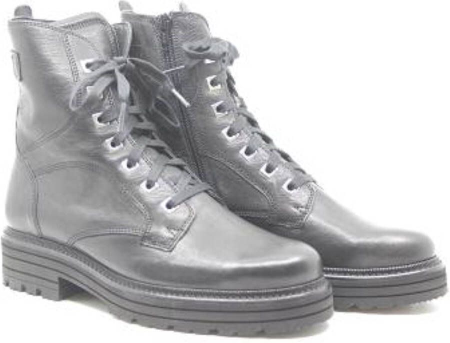 Durea 9758 754 5598 Zwarte stoere dames veterboot