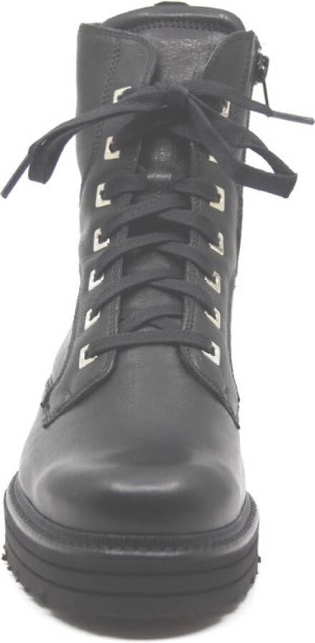 Durea 9758 754 5598 Zwarte stoere dames veterboot