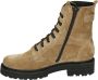 Durea 9758~H~~~~~~~~~~~~~~~~~~~~~~~~ Hoge sneakersVeterlaarzenDames veterschoenenDames sneakersHalf-hoge schoenen Taupe - Thumbnail 4