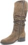 Durea 9759 915 9918 Khaki stoere dames kuitlaars met rits - Thumbnail 4