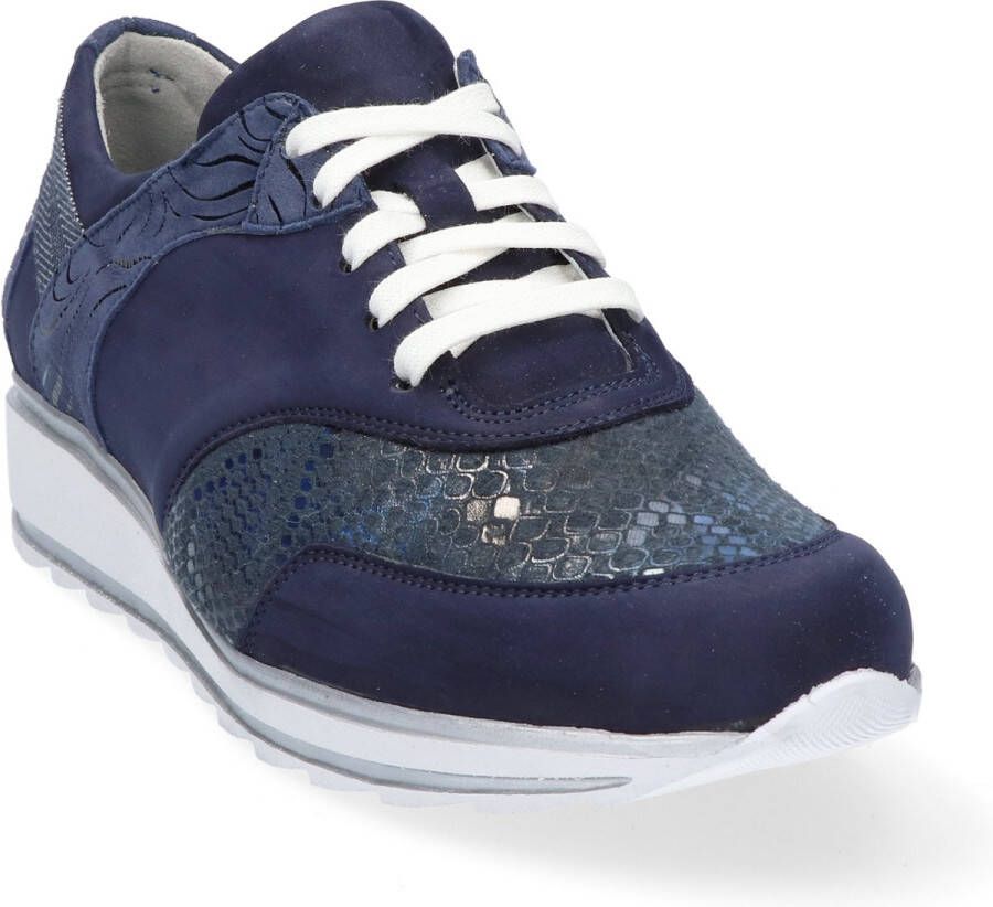 Durea 6225 685 9633 blauwe sneaker met stretch wijdte H - Foto 13