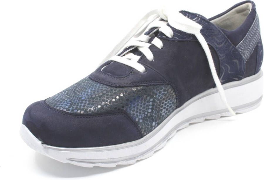 Durea 6225 685 9633 blauwe sneaker met stretch wijdte H - Foto 6