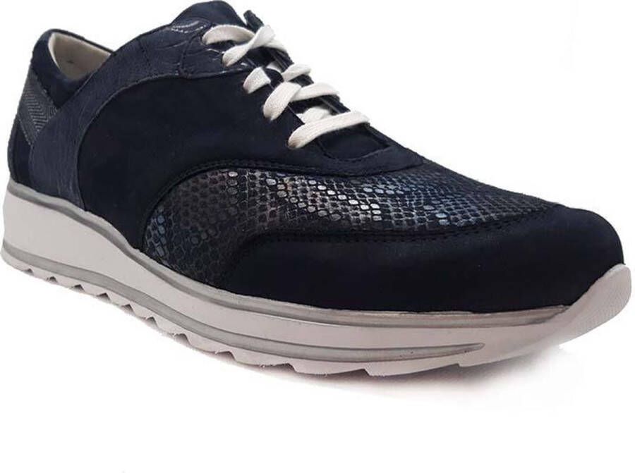 Durea 6225 685 9633 blauwe sneaker met stretch wijdte H - Foto 8