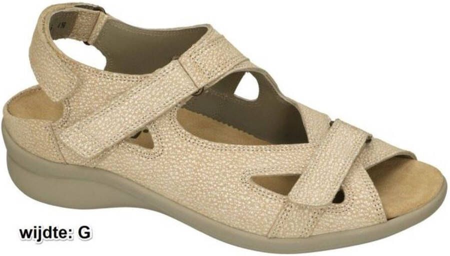 Durea -Dames beige sandalen