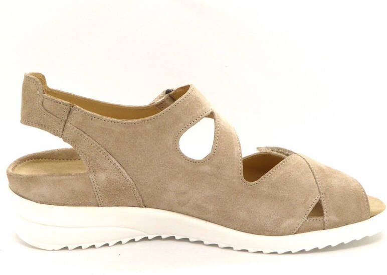 Durea Dames Sandaal 7410-218-0502 Beige Wijdte H