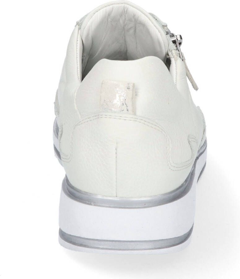 Durea Dames Sneaker 6261-685-0175 Wit Zilver Wijdte H (37.5)