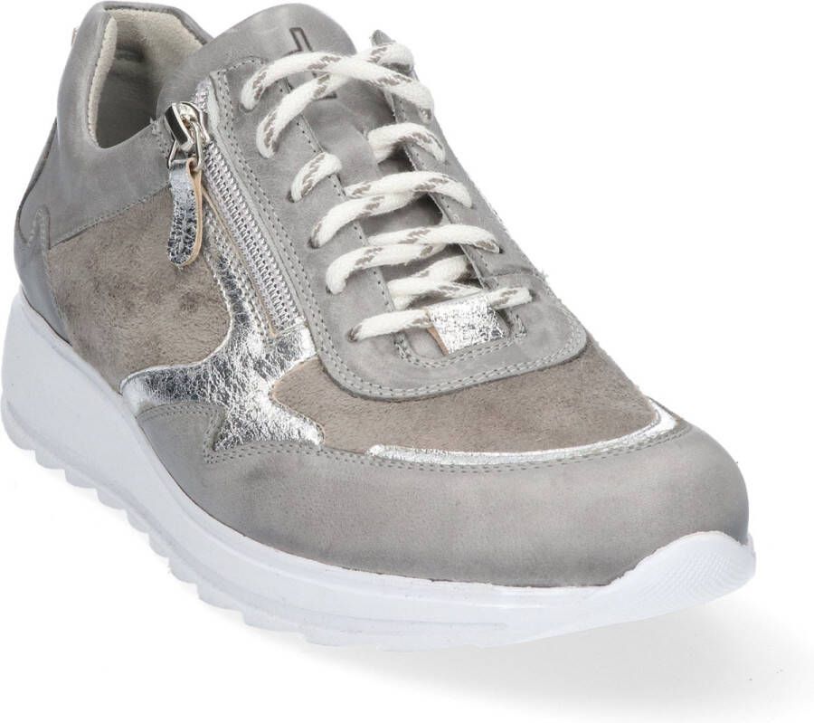 Durea Grijze Sneakers Wijdte H - Foto 3
