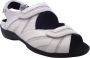 Durea 7390 218 8255 Witte dames sandalen met klittenband sluiting - Thumbnail 9