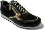 Durea Sneaker 6261 688 9440 Zwart Goud Wijdte K 3½ 36½ - Thumbnail 3