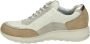 Durea Sneakers Dames Lage sneakers Damesschoenen Suède 6263 685 Pythonprint Beige combi - Thumbnail 5