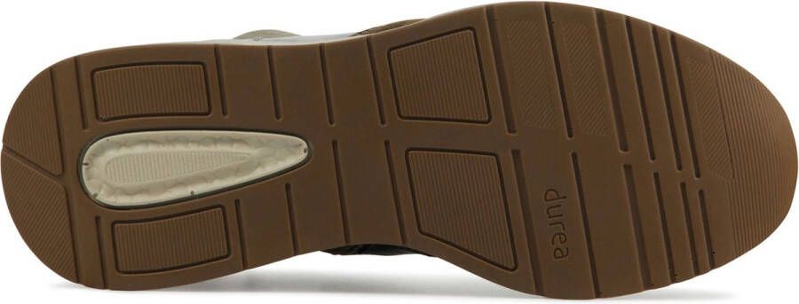 Durea Sneakers Dames Lage sneakers Damesschoenen Leer 9755 685 Beige