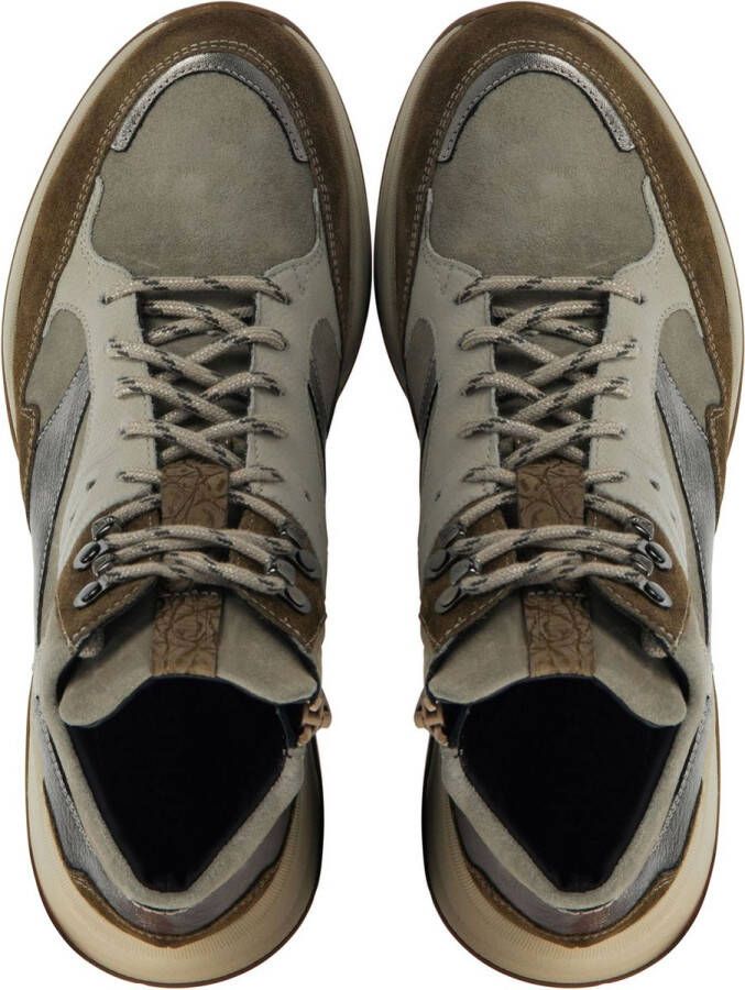 Durea Sneakers Dames Lage sneakers Damesschoenen Suède 9755 685 Beige - Foto 9