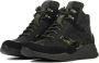 Durea 9755~K~~~~~~~~~~~~~~~~~~~~~~~~ Hoge sneakersVeterlaarzenDames veterschoenenDames sneakersHalf-hoge schoenen Zwart - Thumbnail 4