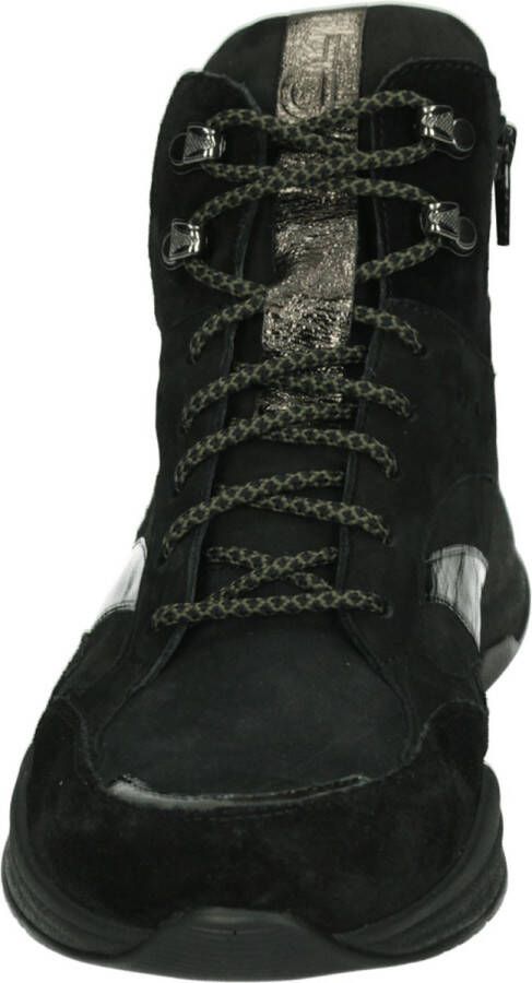 Durea 9755 K Volwassenen VeterlaarzenHoge sneakersDames veterschoenenHalf-hoge schoenen Zwart - Foto 2