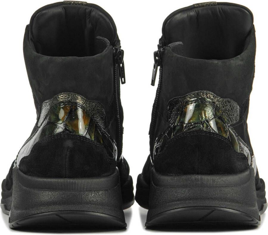 Durea 9755 K Volwassenen VeterlaarzenHoge sneakersDames veterschoenenHalf-hoge schoenen Zwart - Foto 5