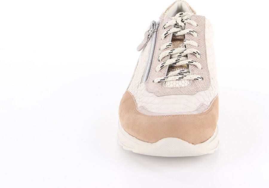 Durea Taupe Veterschoenen Wijdte K - Foto 14