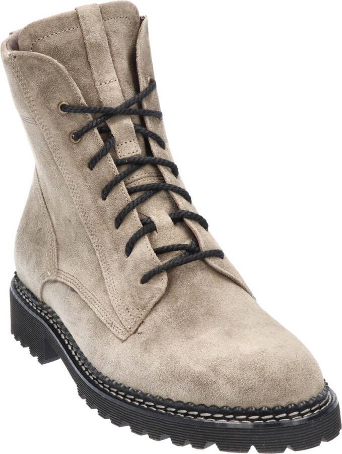 Durea Veterboot 9722 185 9896 Wijdte H Taupe Grijs Suède