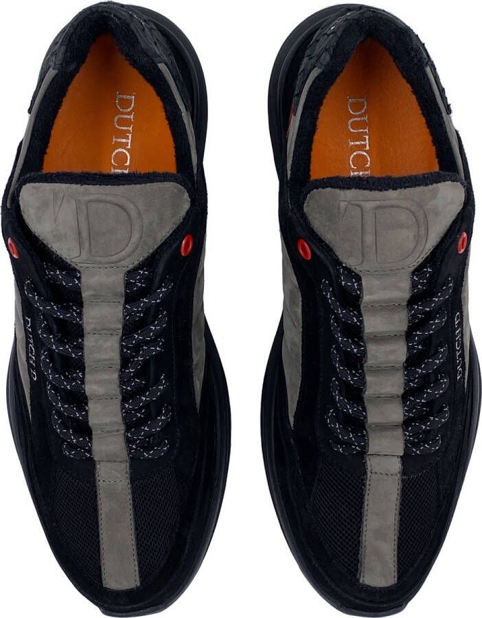 DUTCH'D Elements Black Grey Leer Zwart Grijs