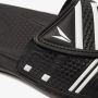Dutchy heren badslippers met klittenband Zwart - Thumbnail 4