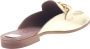 Dwrs Dames Slippers Suva Champagne Metallic Goud - Thumbnail 4