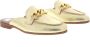 Dwrs Dames Slippers Suva Champagne Metallic Goud - Thumbnail 5