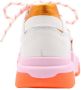 Dwrs Dames Sneakers Los Angeles Canvas Offwh pink Off White - Thumbnail 6