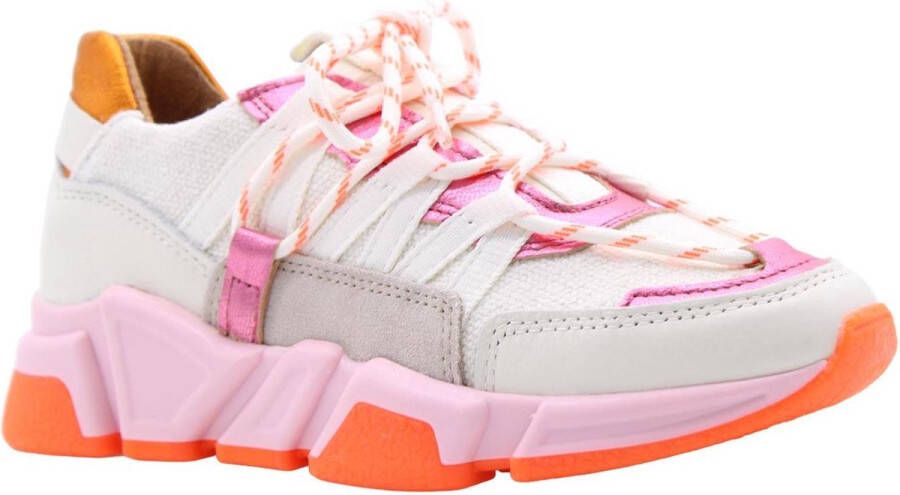 Dwrs Dames Sneakers Los Angeles Canvas Offwh pink Off White