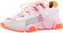 Dwrs Dames Sneakers Los Angeles Canvas Offwh pink Off White - Thumbnail 9