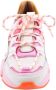 Dwrs Dames Sneakers Los Angeles Canvas Offwh pink Off White - Thumbnail 10
