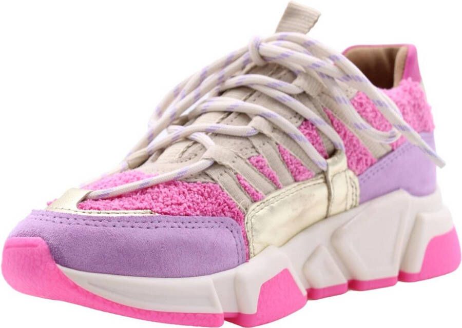 Dwrs Dames Sneakers Los Angeles Terry pink Lila