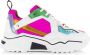 Dwrs Sneaker pluto white pink green J5217 - Thumbnail 9