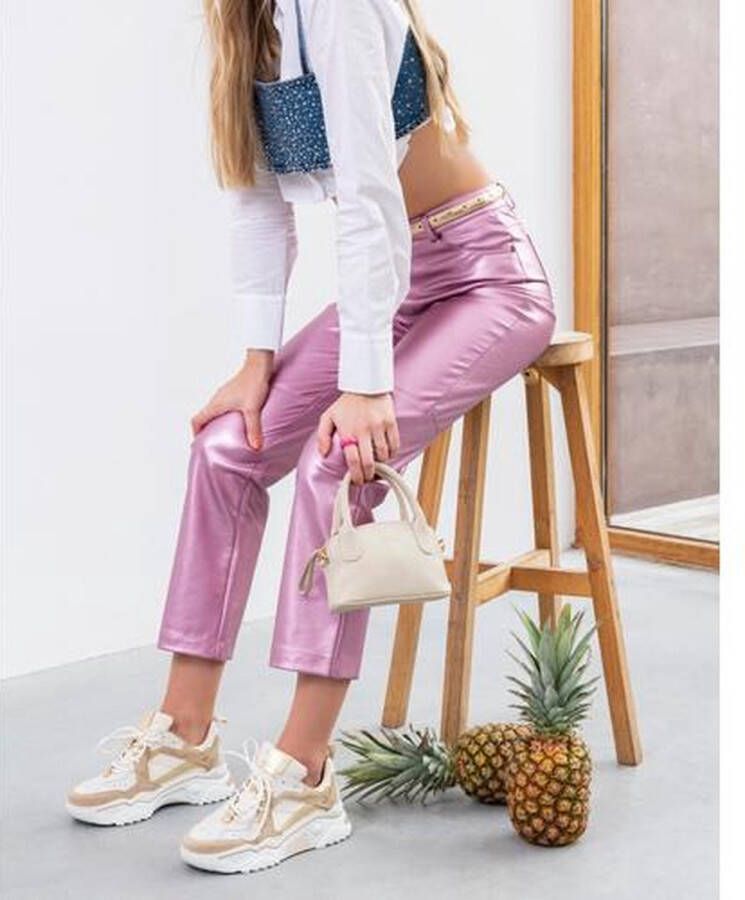 Dwrs Dames Sneakers Pluto Offwhite beige Off White