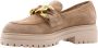 E mia Stijlvolle Comfortabele Loafers Vrouwen Beige Dames - Thumbnail 2