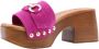 E mia Stijlvolle heeled mules voor vrouwen Pink Dames - Thumbnail 5