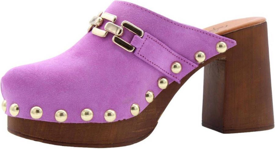 E mia Peep Toe Peep Heel Purple Dames - Foto 5