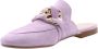 E mia Peep Toe Peep Heel Purple Dames - Thumbnail 7