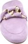 E mia Peep Toe Peep Heel Purple Dames - Thumbnail 8