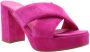 E mia Stijlvolle heeled mules voor vrouwen Pink Dames - Thumbnail 4