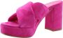 E mia Stijlvolle heeled mules voor vrouwen Pink Dames - Thumbnail 5