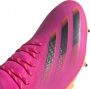 Adidas X Ghosted.1 Firm Ground Voetbalschoenen Shock Pink Core Black Screaming Orange - Thumbnail 5