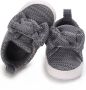 WUNO Baby Schoenen Pasgeboren Babyschoenen met strik Eerste Baby Schoentjes 6-12 maanden Zachte Zool Antislip Baby slofjes 12cm Multi - Thumbnail 3