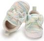 WUNO Baby Schoenen Pasgeboren Babyschoenen met strik Eerste Baby Schoentjes 6-12 maanden Zachte Zool Antislip Baby slofjes 12cm Multi - Thumbnail 4