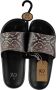Badslippers huisslippers met slangen print voor dames - Thumbnail 3